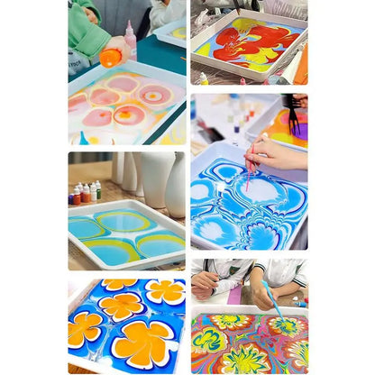 Water Marble Painting Set For Kids Washable Painting Kits