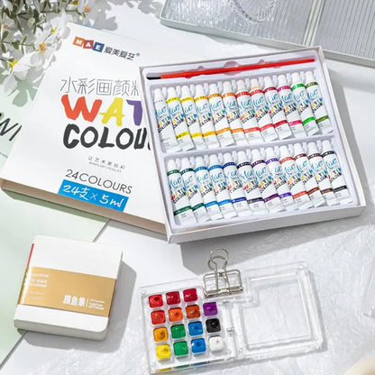 Pocket Artist Watercolor Travel Set Watercolor Paint Palette