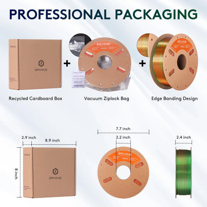 ERYONE High Speed Filament Silk PLA Filament Rapid PLA 3D Printing Filament, 30-500mm/s 1kg(2.2LBS)/Spool for 3D Printer