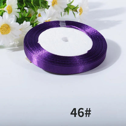 20mm 25yards per roll Silk Satin Ribbons
