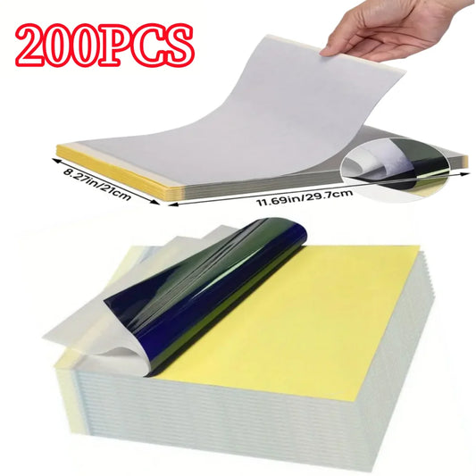 Tattoo Transfer Paper A4 Size Stencil Paper, 4-Layer, Compatible with ITP05/M08F/P90/MHT-P8009