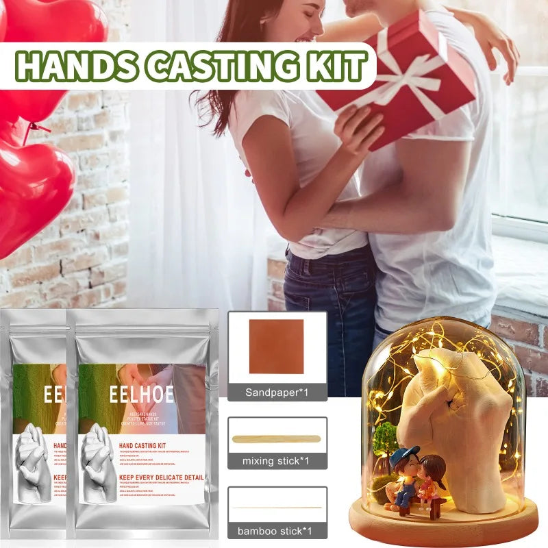Couple hand model cloning powder, baby three-dimensional hand and foot model