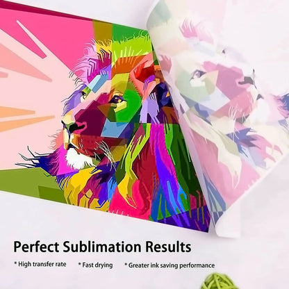 HTVRONT 150 Sheets 8.5 x 11 Inch Sublimation Paper 120g Heat Transfer Paper for Inkjet Printer T-shirt