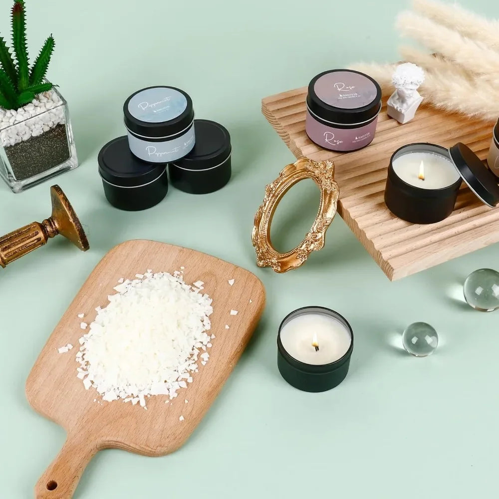 HOME.Candle Making Kit with Wax Melter, Candle Making Kit - DIY Starter Soy Candle Making Kit