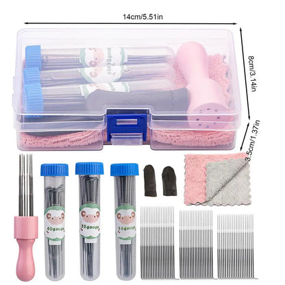 Wool Felting Kit Felting Set For Beginners Needles With Finger Guards