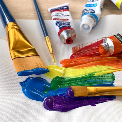 ArtSkills Premium Artist Paint Brush Set for Acrylic, Watercolor and Oil, 6Pc