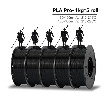KEEPANG PLA/HS-PLA/PLA Matte/PLA Pro 5KG PLA 3D Filament 1.75mm 1KG/Roll (2.2lbs) Neatly Wound 3D Printing Materials