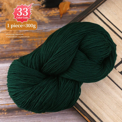 300g Alpaca Wool Yarn in Multiple Optional Colors Used for Knitting Fashionable Sweaters Scarves Gloves Hats Coats