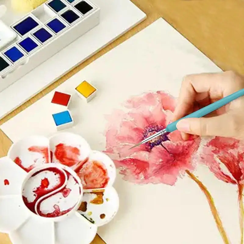 Paint Brushes For Fine Detailing Multifunctional Artist Paint Brushes 11x Portable Drawing
