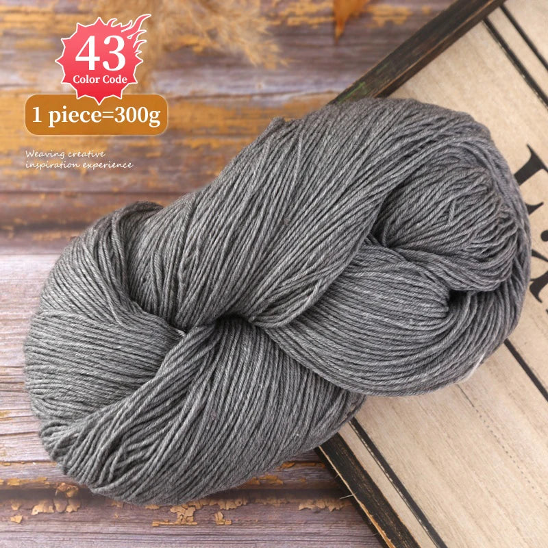 300g Alpaca Wool Yarn in Multiple Optional Colors Used for Knitting Fashionable Sweaters Scarves Gloves Hats Coats