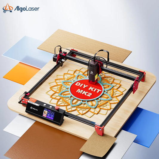 AlgoLaser DIY KIT MK2 10W Touch Screen 400X850MM Large Area Woodworking for Wood Metal