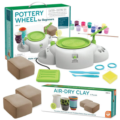 5 lb Air Dry Clay Refill Kids Includes Illustrated Instructions Coil and Pinch Pot Making Easy Molding Safe Pottery Craft