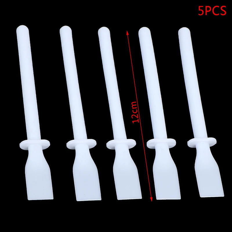 5PCS Plastic Palette Knife Painting Mixing Tools For Watercolors Carving Oil Painting