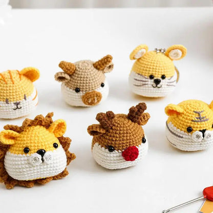 Kids Crochet Kit For Beginners Handmade Animal