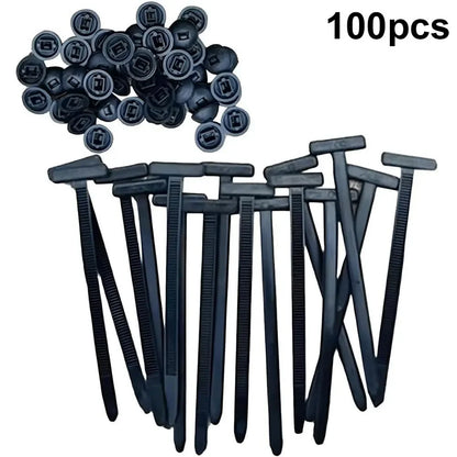 Self-Locking Plastic Heavy Duty Zip Tie 10/50/30/20/10PCS Universal One-button Fastening Strap Cable Nylon Black Wrap Tie Buckle