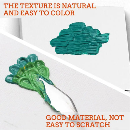 11x14 Canvases for Painting, 24 Pack Blank White Canvases Cotton for Oil, Acrylic and Watercolor