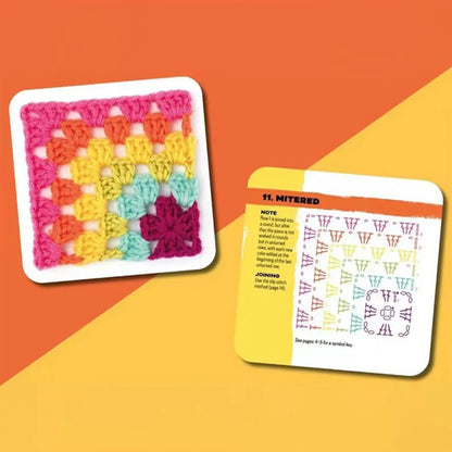 50 Mix & Matchs Designs Card Decks Crochet Cards Knitting Kit DIY Knitted Pattern Cards Set