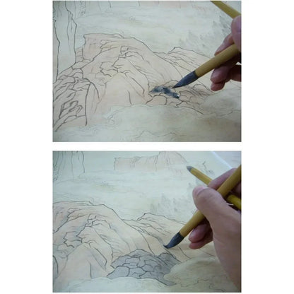 Sketching brush Watercolor Chinese Calligraphy brush set Chinese characters Japanese painting brush 8 sets/set