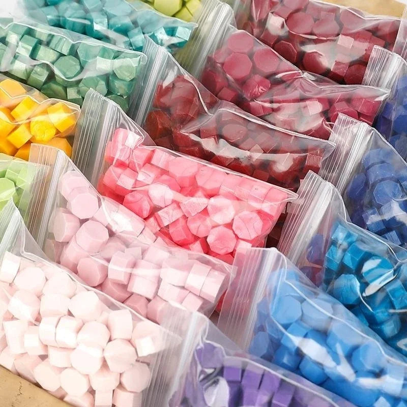 100Pc Retro Sealing Wax Seal Stamp Wax Beads Scrapbook Material Wedding Birthday Party Invitation stamp