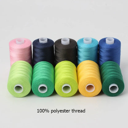 Sewing Thread,140S/2, 42 Colors All Purpose, 30wt, Assorted 1000 Yards Polyester