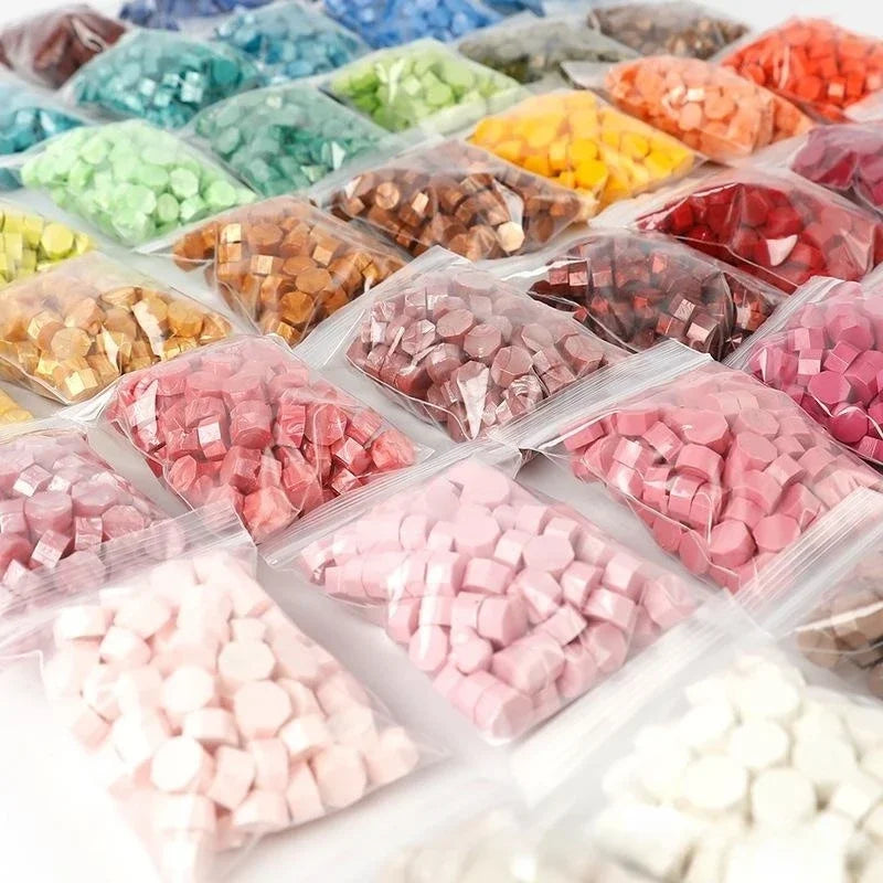 100Pc Retro Sealing Wax Seal Stamp Wax Beads Scrapbook Material Wedding Birthday Party Invitation stamp