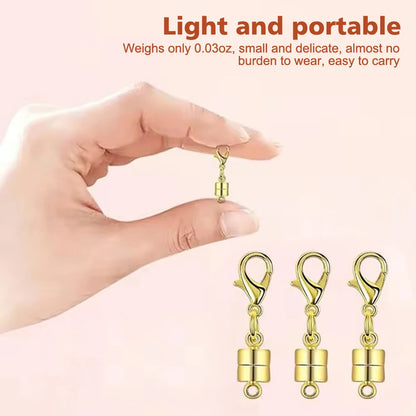 8pcs Magnetic Necklace Clasp with Lobster Jewelry Clasps for Necklaces Extender Bracelet