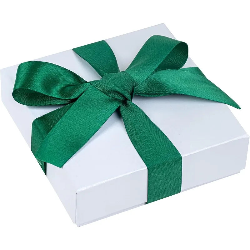 1" Forest Green Satin Ribbon 10 Yards - Single Sided