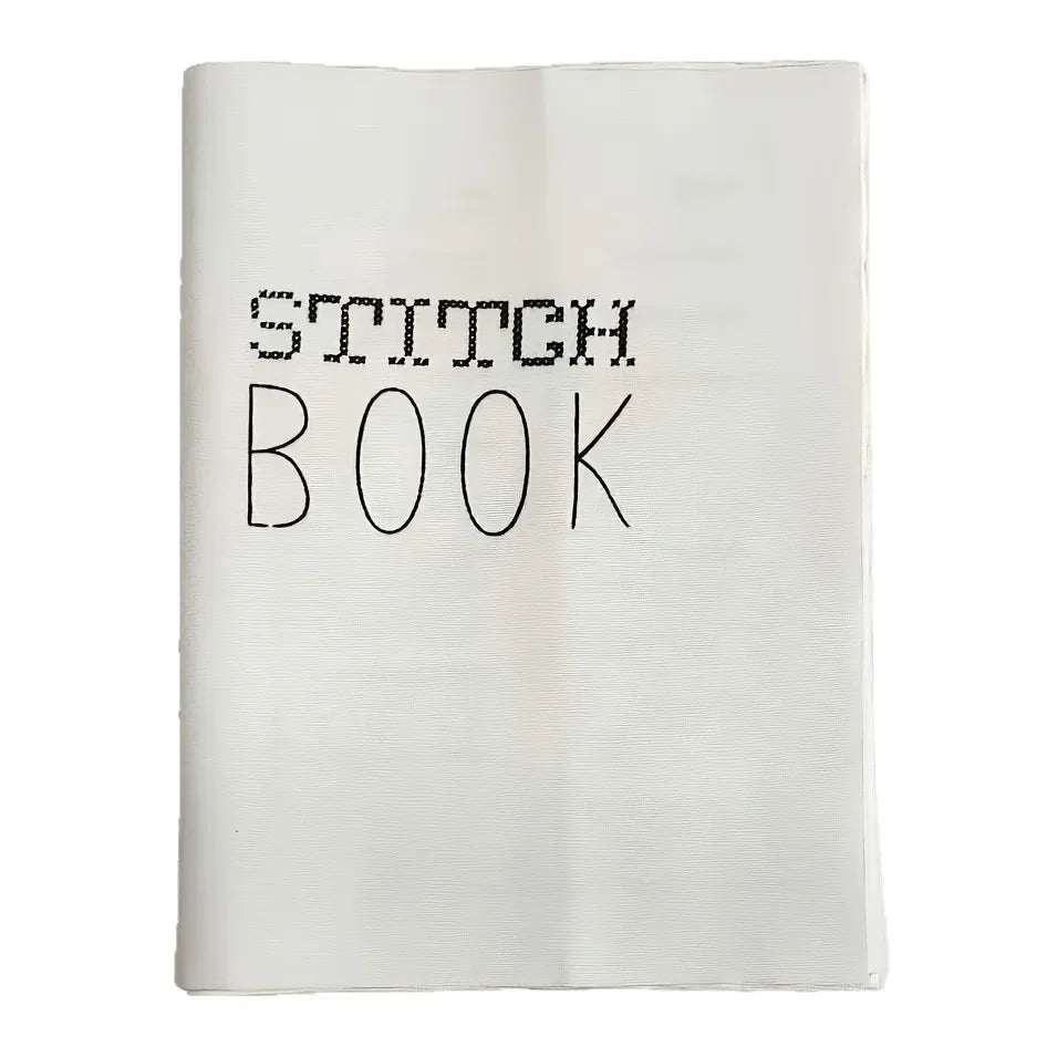 DIY Embroidery Stitch Book - Hand Sewing Guide for Beginners, Cross Stitch Patterns, Needlework Tutorial with Sampler Templates
