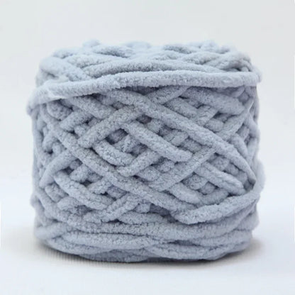 100g/ball Chenille Knitting Yarn Soft Ice Strip Line Cotton Yarn DIY Wool Yarn for Hand Knitting Scarf Thick Wool Wholesale