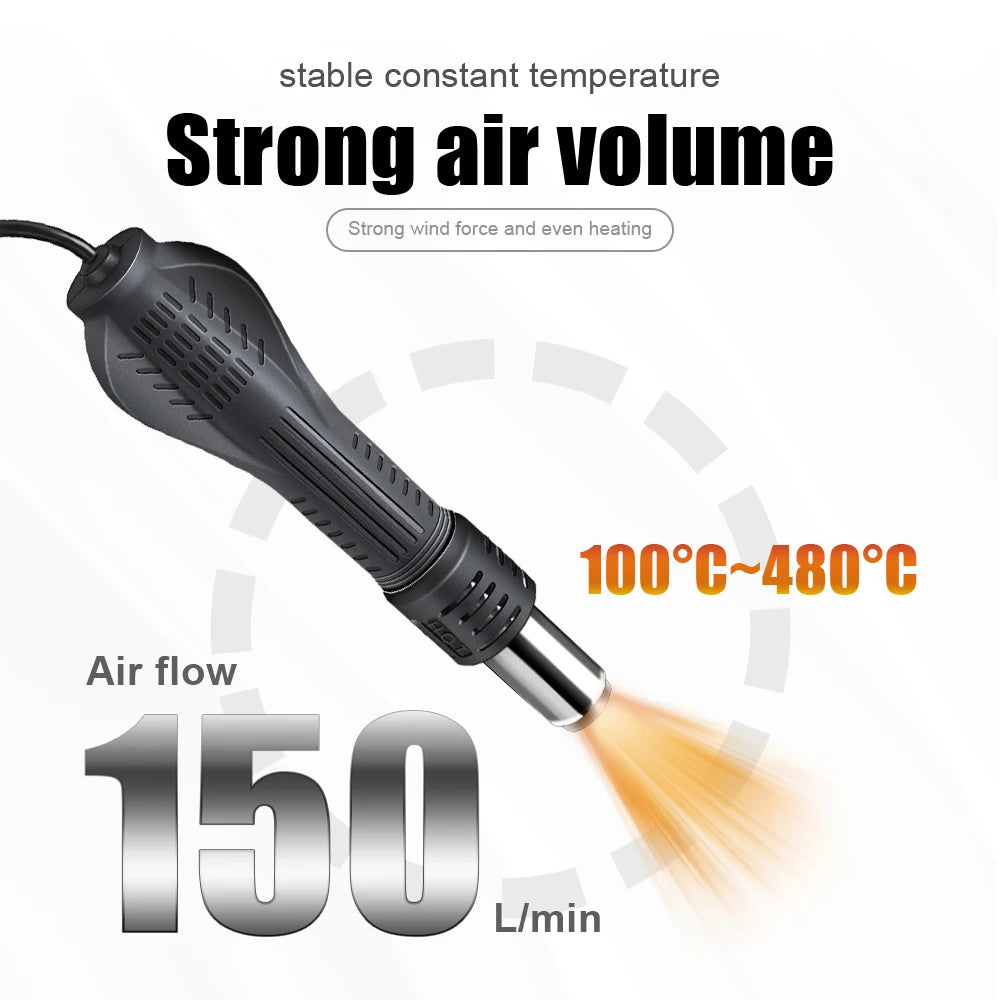 JCD 8898 750W Soldering Station 2 in 1 LCD Digital display Rework Welding Station Kit Hot Air Repair Solder tools