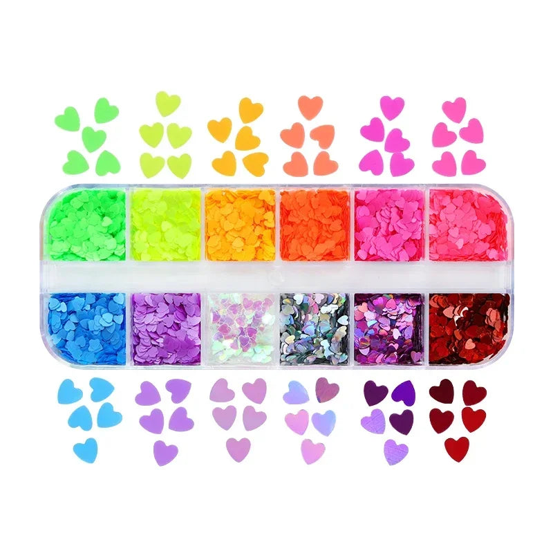 Holographic Letters Resin Sequins Fillers Epoxy Filling Crafts Materials Iridescent Glitter Flakes