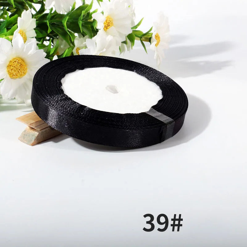 20mm 25yards per roll Silk Satin Ribbons