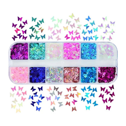 Holographic Letters Resin Sequins Fillers Epoxy Filling Crafts Materials Iridescent Glitter Flakes