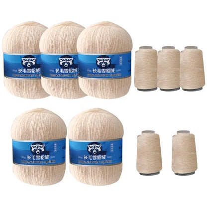 Cashmere Yarn Ball Long Plush Mink Cashmere Merino Wool