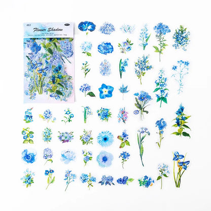 Mr Paper 100pcs/bag Say It With Flowers Series Vintage Stationary Stickers 6Styles