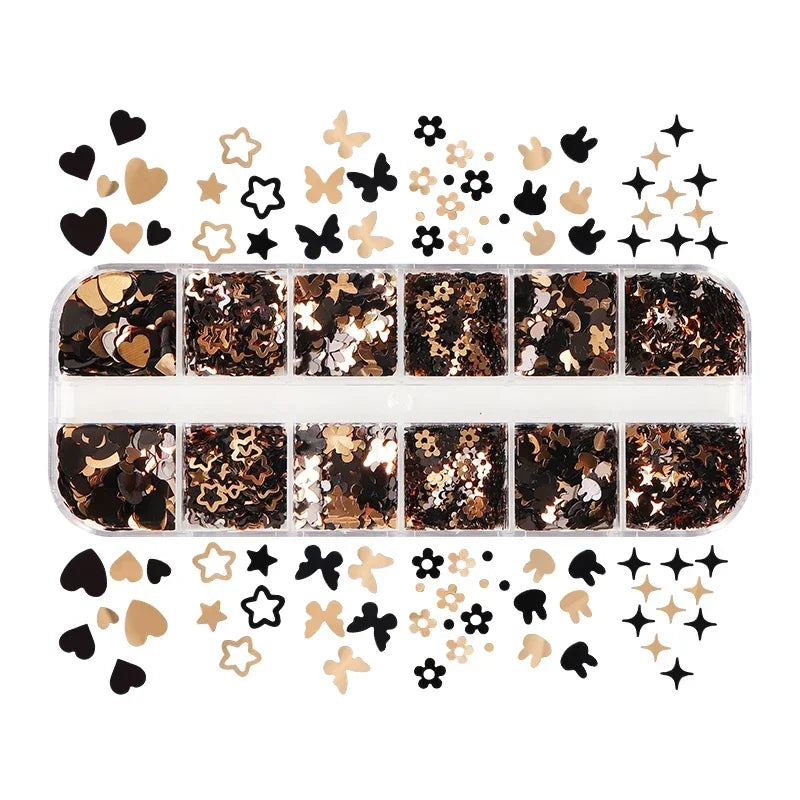 Holographic Letters Resin Sequins Fillers Epoxy Filling Crafts Materials Iridescent Glitter Flakes