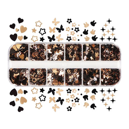 Holographic Letters Resin Sequins Fillers Epoxy Filling Crafts Materials Iridescent Glitter Flakes