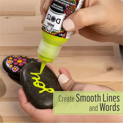FolkArt Dots Acrylic Craft Paint Set, 6 Piece