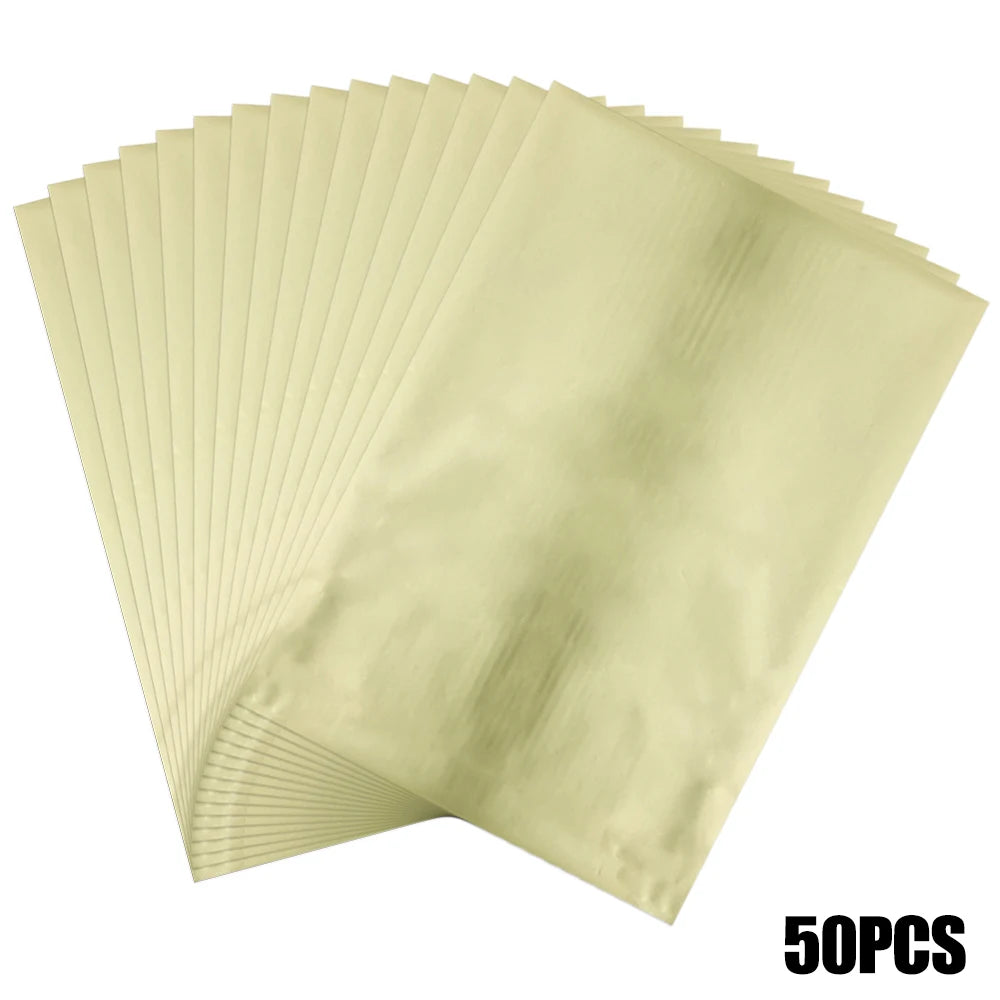50pcs/pack 20x29cm Toner Hot Stamping Foil Paper A4 Toner Reactive Foil By Laser Printer and Laminator