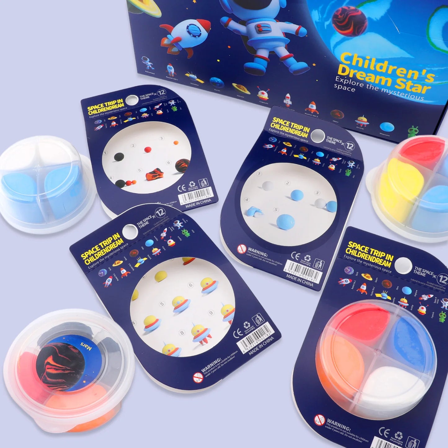 Air Dry Clay Kit Creative Kids Modeling Clay Kits with Tools Super Light DIY Soft Clay