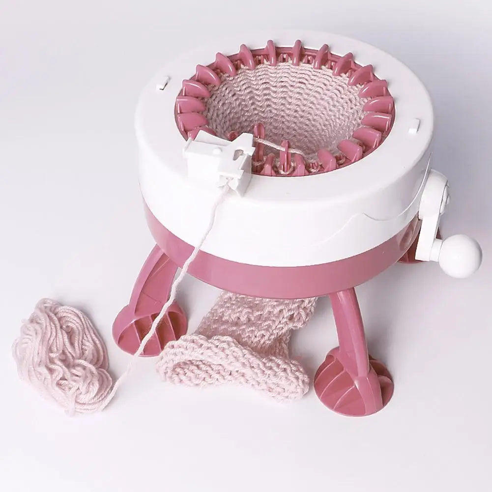 DIY Plastic Hand Knitting Sewing Machine Children Weaving (22 needles)