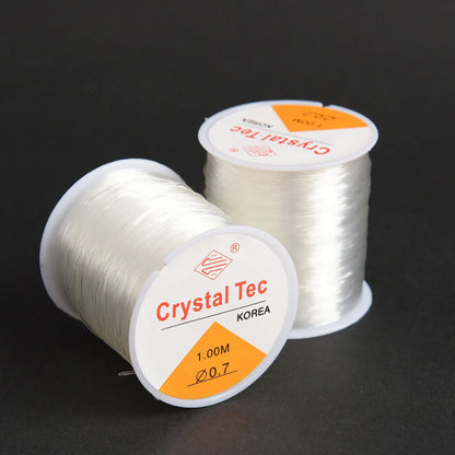 iYOE 0.5-1.5mm Elastic Cord String Transparent Elastic Thread For Jewelry Making Diy Bracelet Necklace