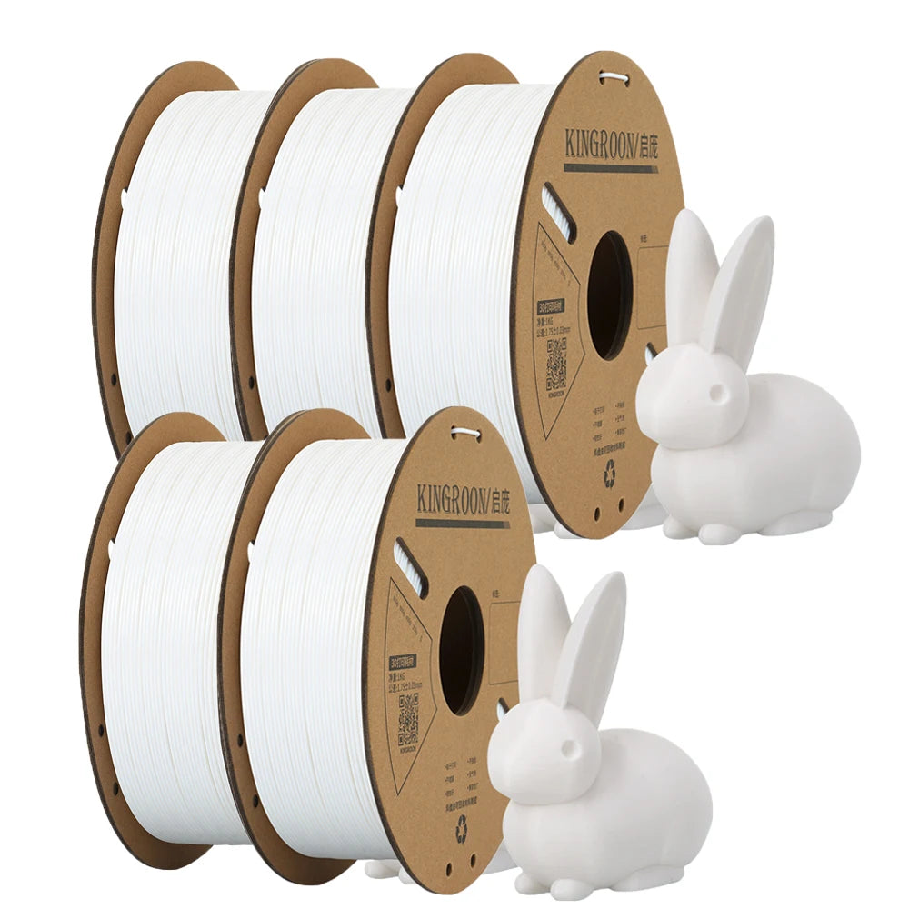 KINGROON PLA Filament 1.75mm 3D Printer 5/10Rolls Plastic Material 100% No Bubble for FDM 3D Printer MIX