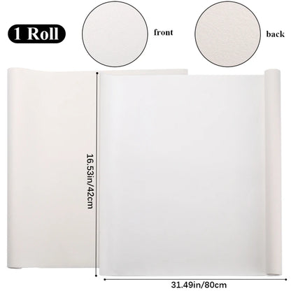 1pc 55 x 11.8” PU Leather Book Cloth Black for A4-A8 Books Binding Smooth Surface Polyurethane Coated Non-Woven