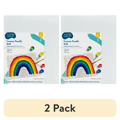 (2 pack) Hello Hobby 8x10 Panel Canvas, 3PK