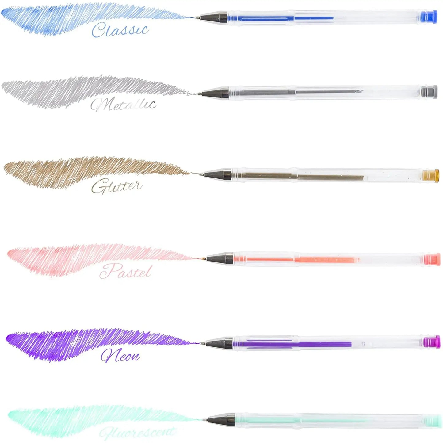 Artist Grade Color Gel Pen Set 100-Count