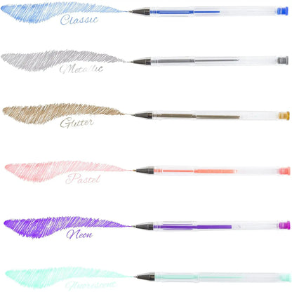 Artist Grade Color Gel Pen Set 100-Count