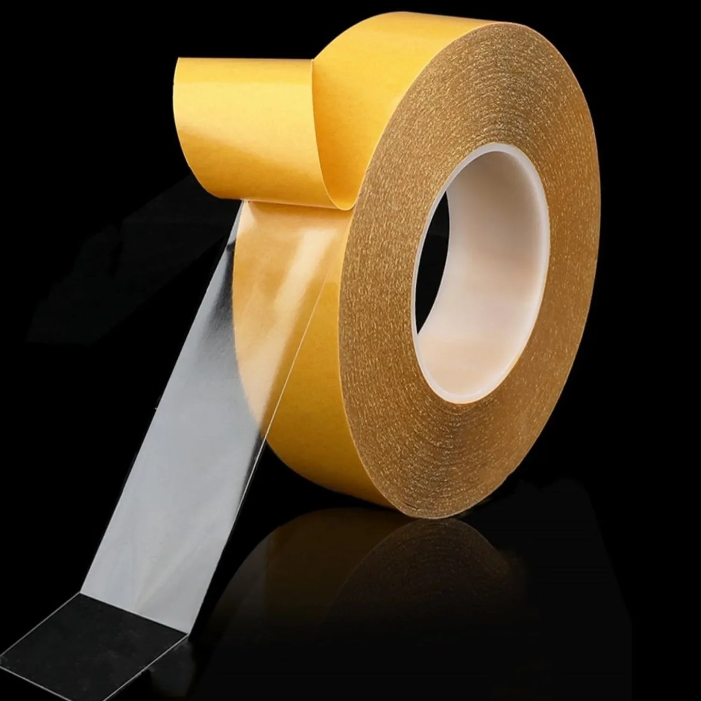 Ultra-thin double-sided tape 1 inch x 66 feet clear