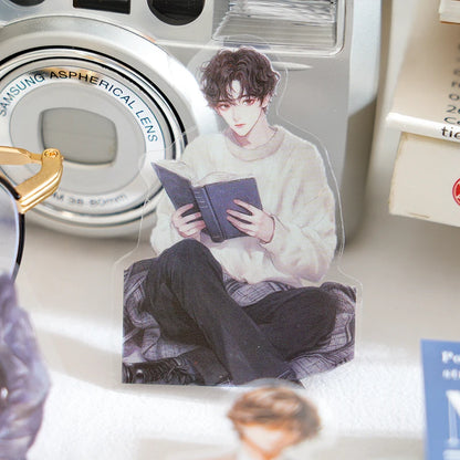 Mr Paper 120pcs/bag INS handsome high school boy teenage theme Stickers