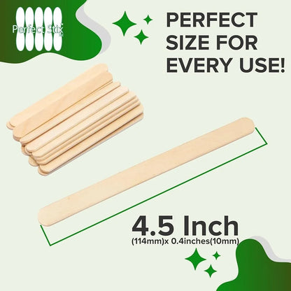 Premium Birchwood Craft Sticks 4.5 Inch 1000 Count DIY Art Projects Ice Cream Treats